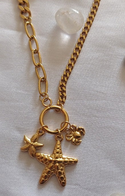 Starfish Charm Necklace