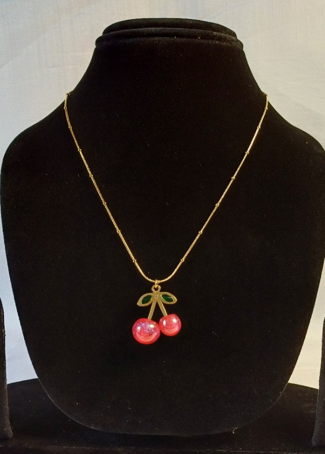 Red Cherry Necklace