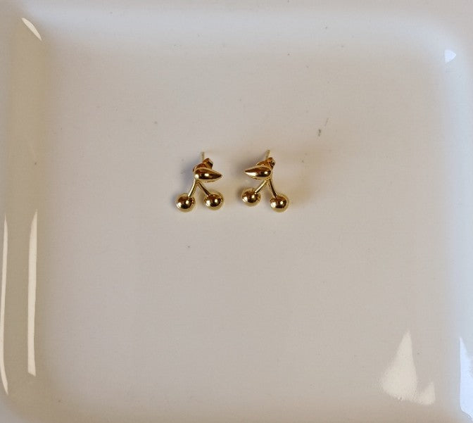 Golden Cherry Stud