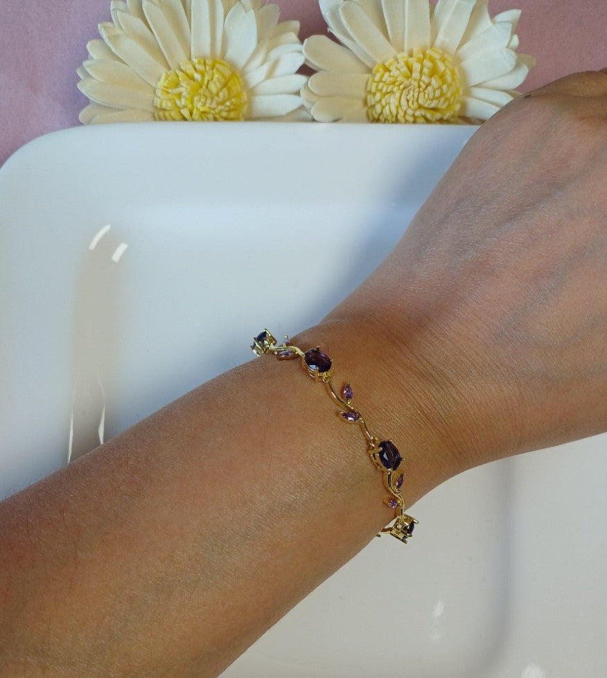 Tulip 7 Bracelet - Purple