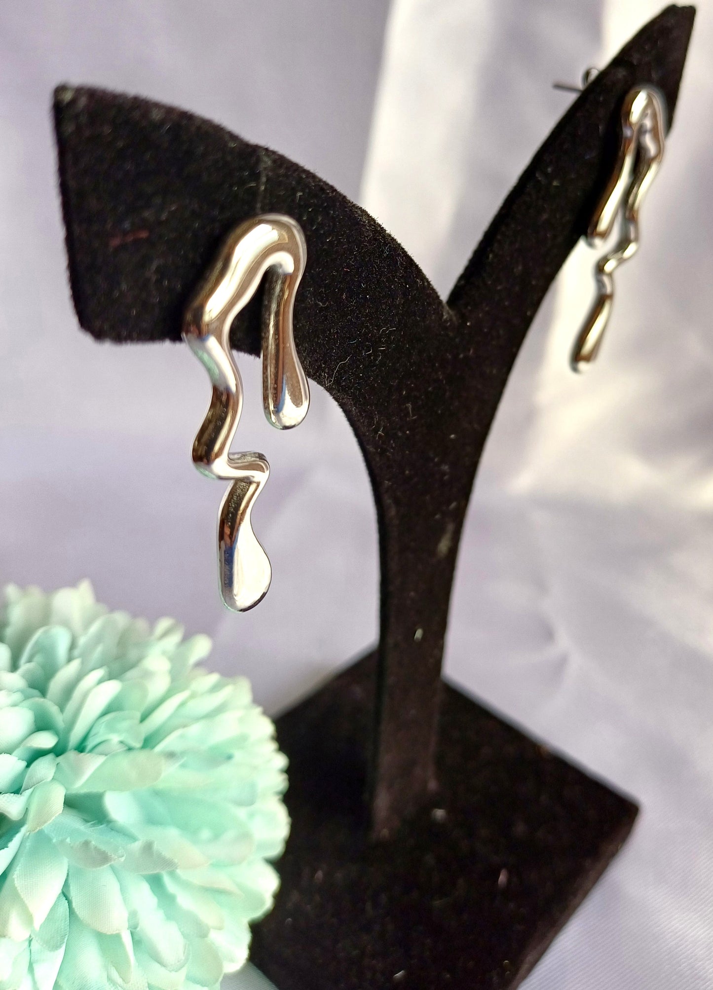 Silver Danglers Mia