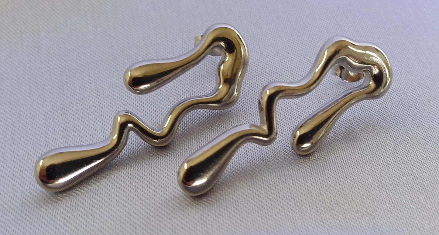 Silver Danglers Mia