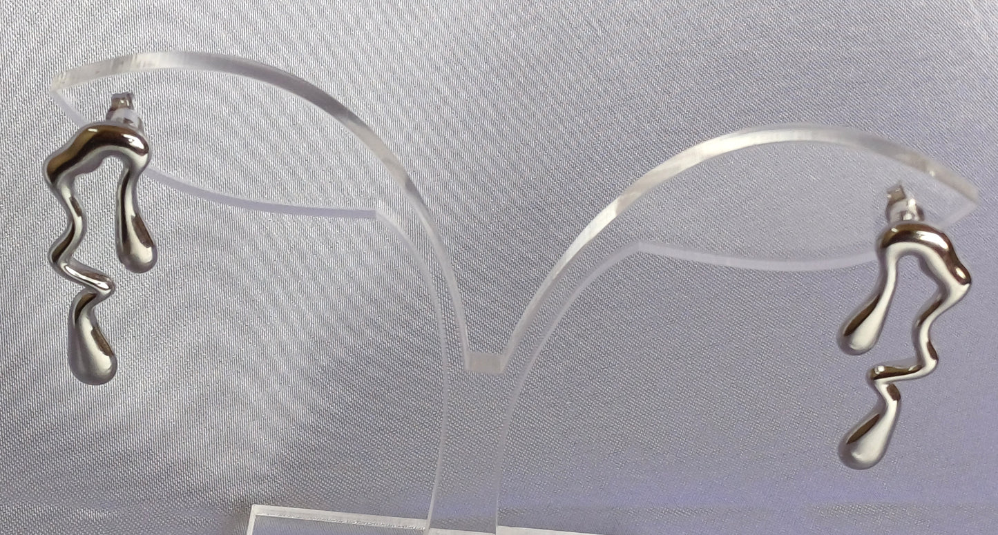 Silver Danglers Mia