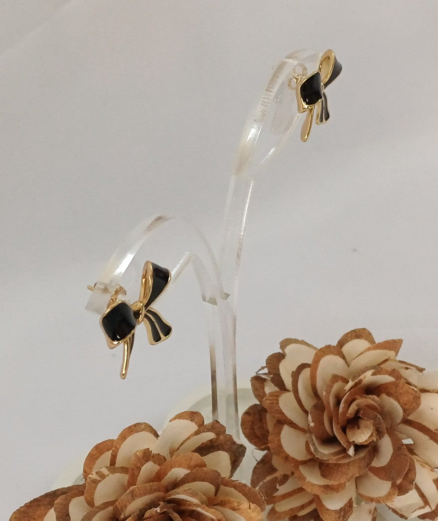 Black Bow Studs