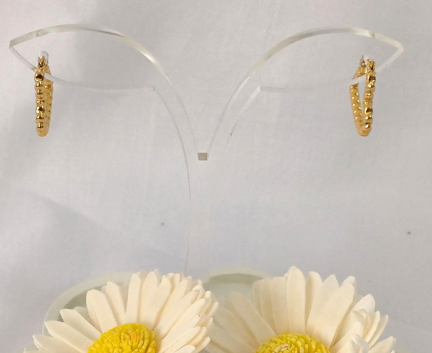 Golden Rope Heart Hoop