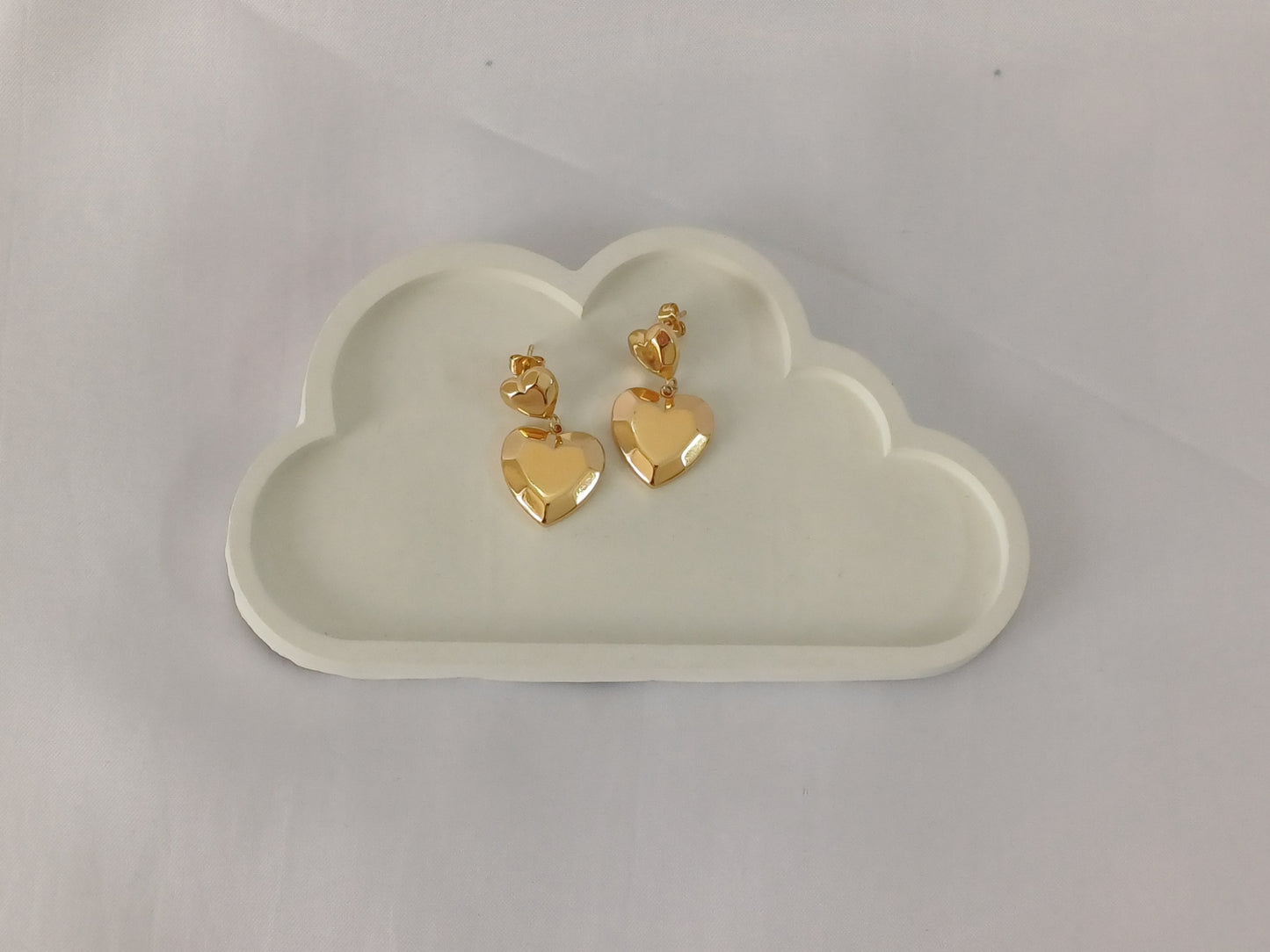 Golden Heart Drop Fiona