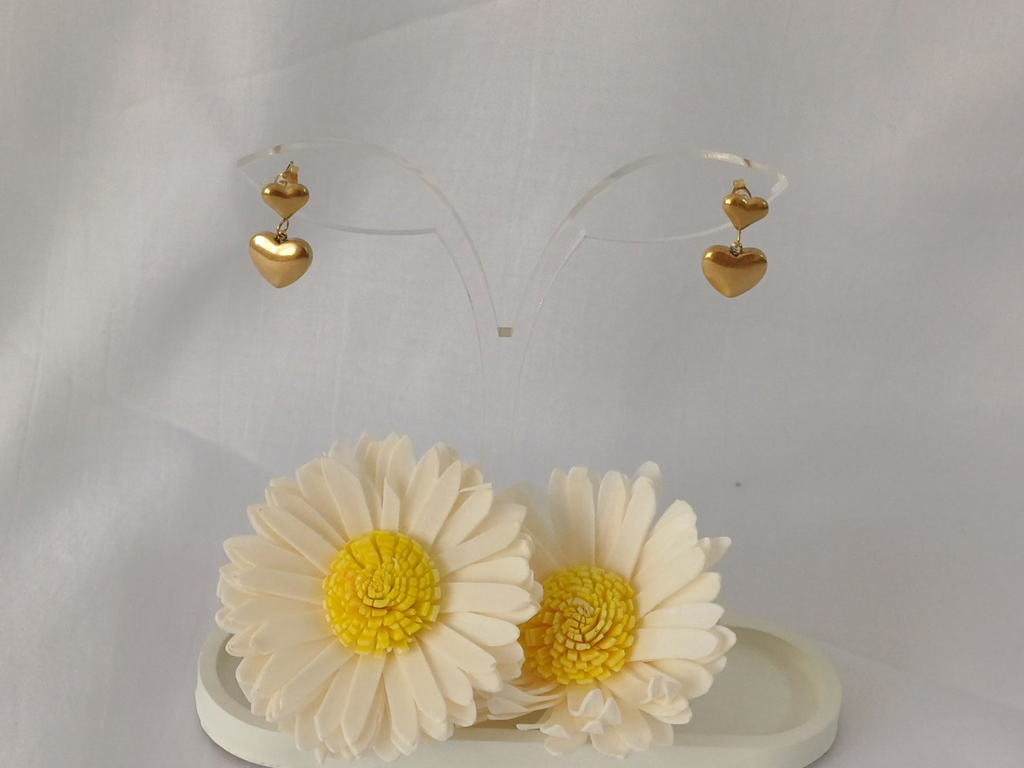 Golden Heart Drop Sabrina