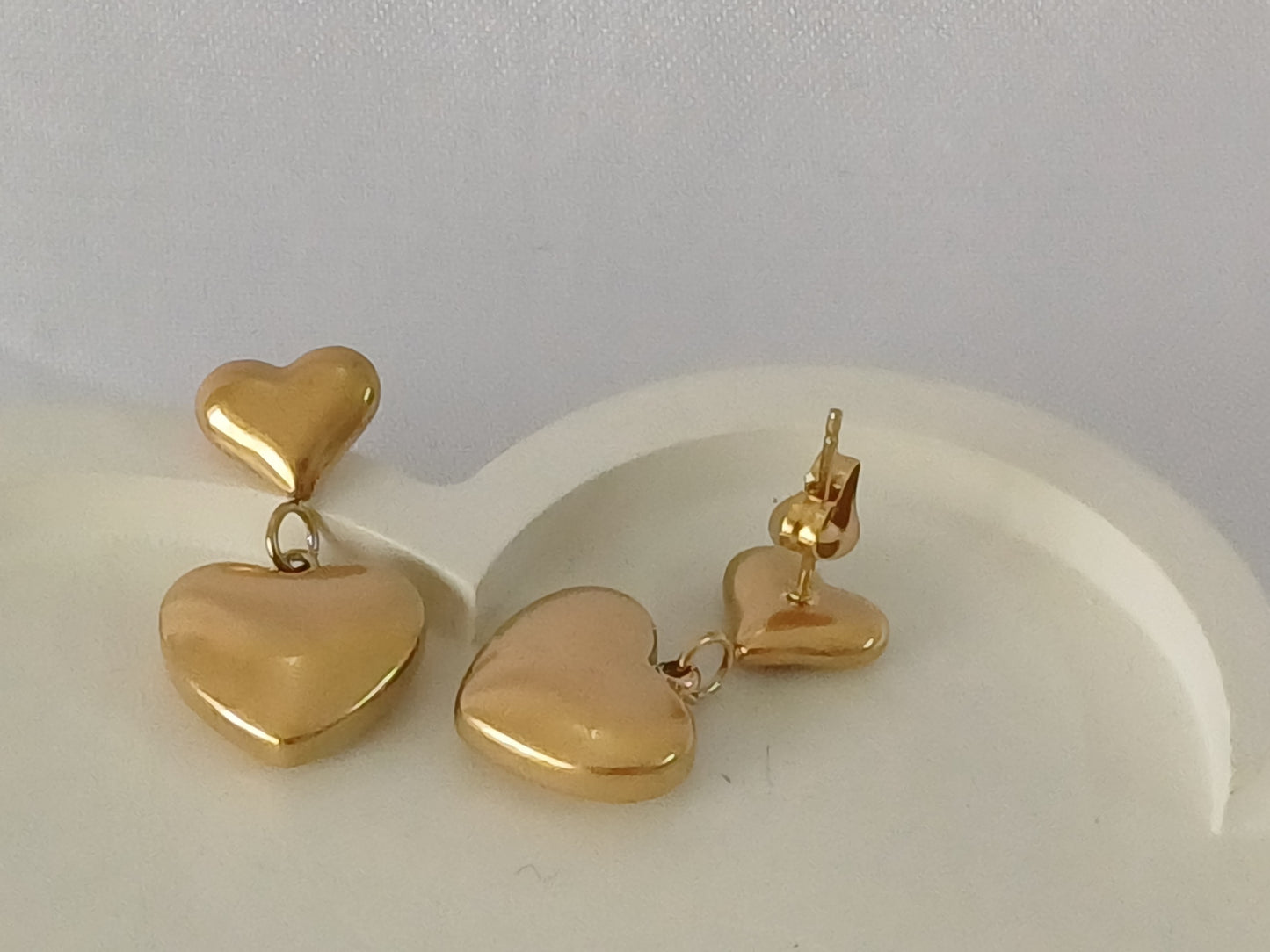 Golden Heart Drop Sabrina