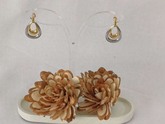 Dualtone Drop Earrings
