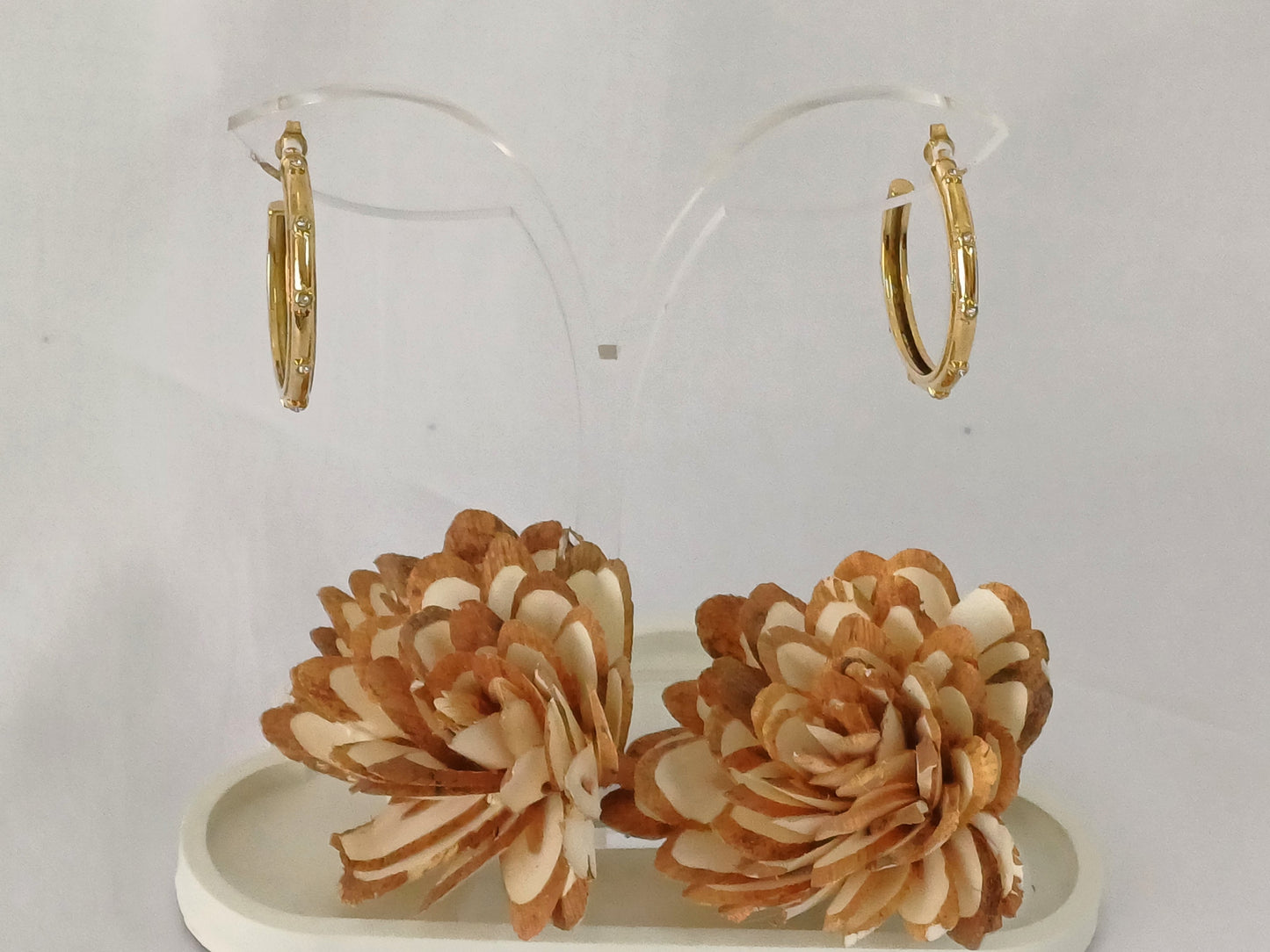 Golden AD C Hoop Alina