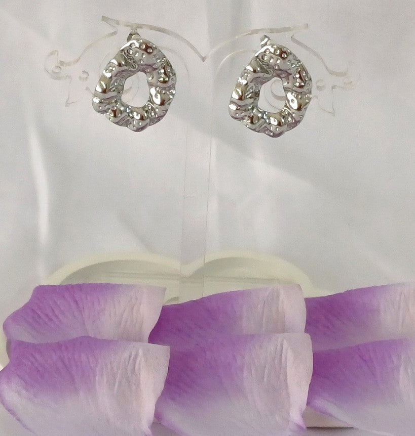 Silver Oval Stud Eden