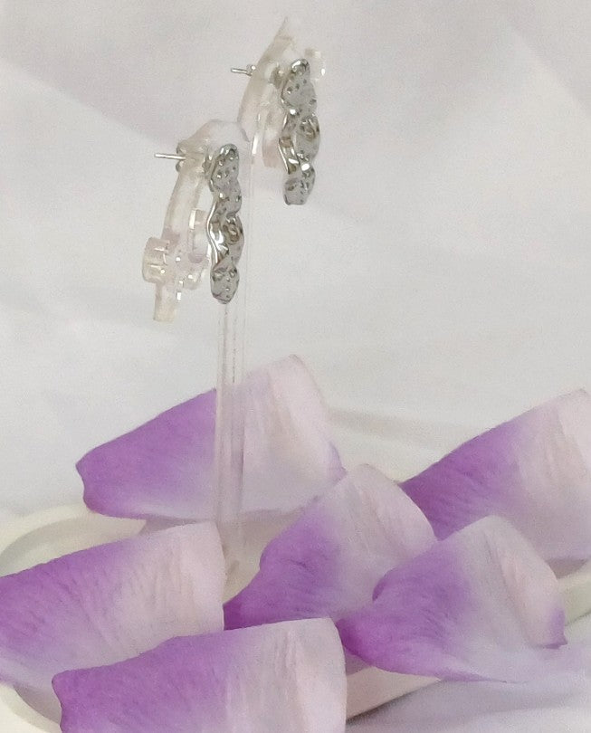 Silver Oval Stud Eden