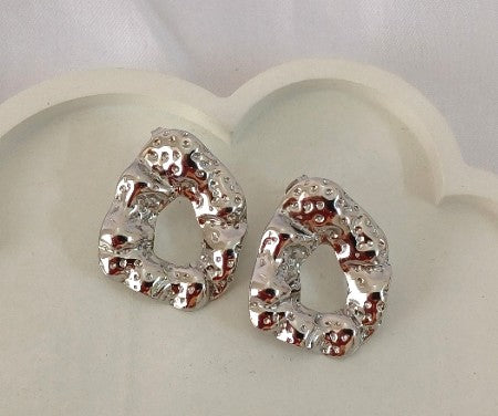 Silver Oval Stud Eden