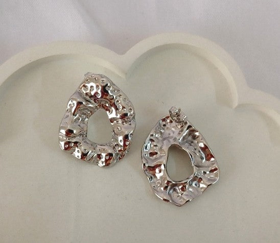 Silver Oval Stud Eden