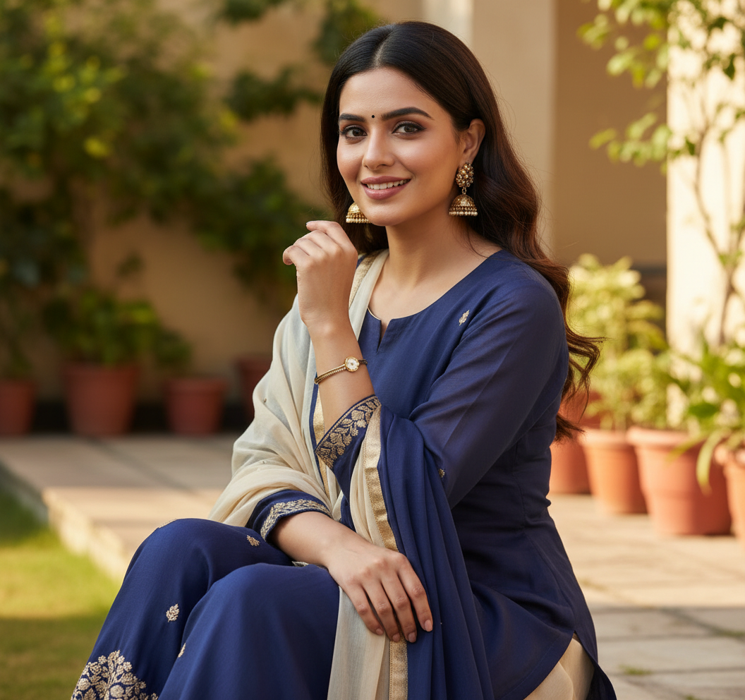 Mother of Pearl Flower Bangle