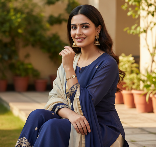 Mother of Pearl Flower Bangle