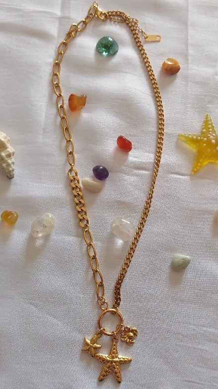 Starfish Charm Necklace