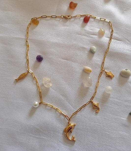 Dolphin Charm Necklace