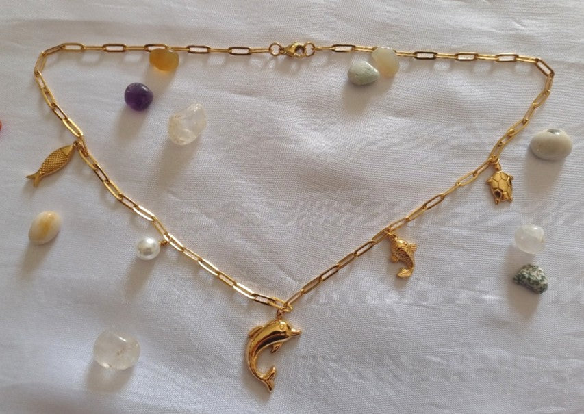 Dolphin Charm Necklace