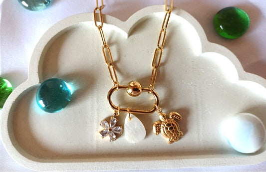 Turtle Charm Necklace
