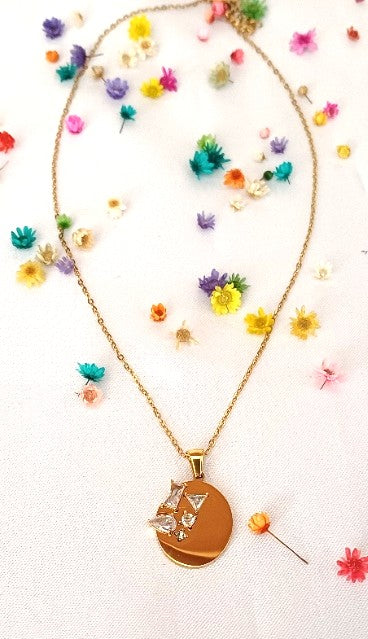 Oval Pendant Necklace