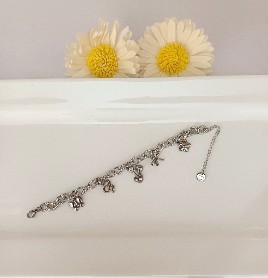 Silver Charm Bracelet