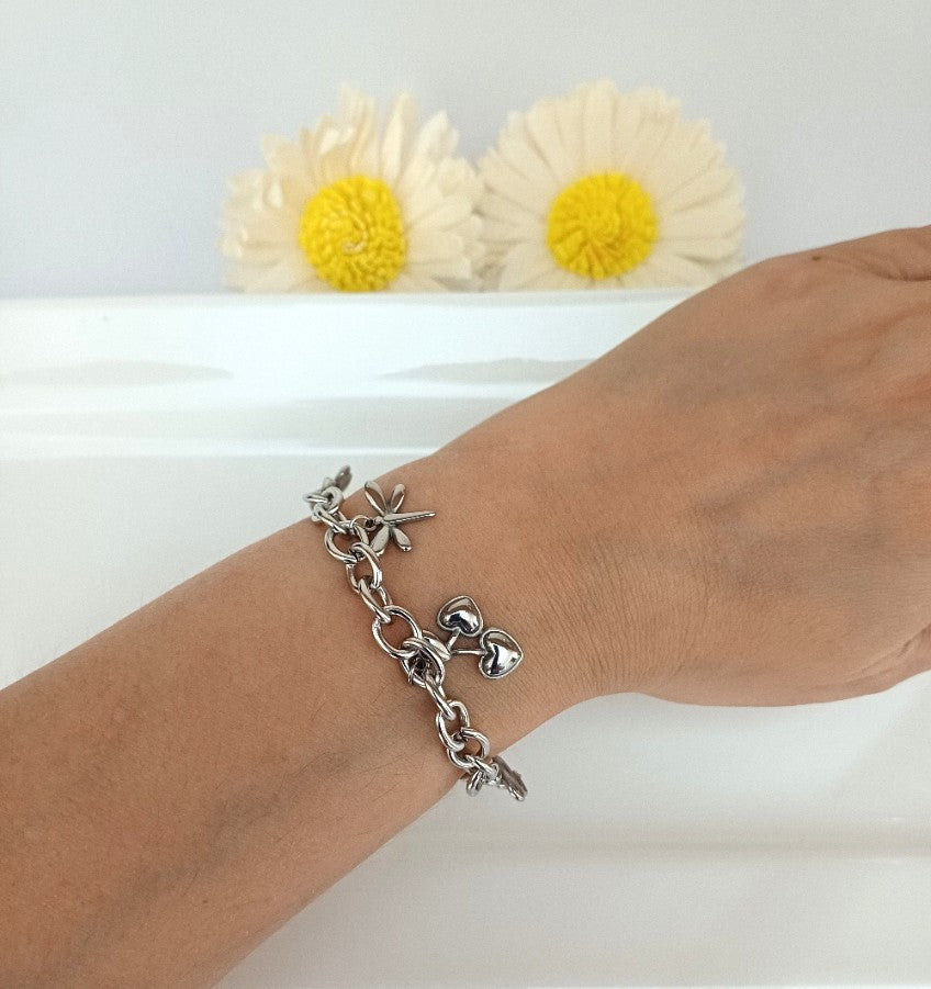 Silver Charm Bracelet