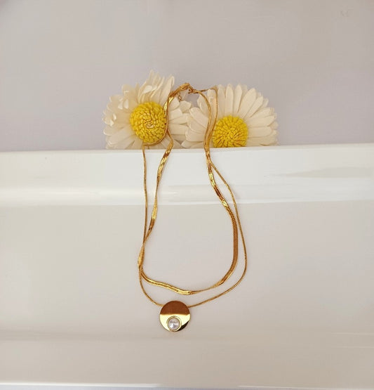 Layered Pearl Necklace