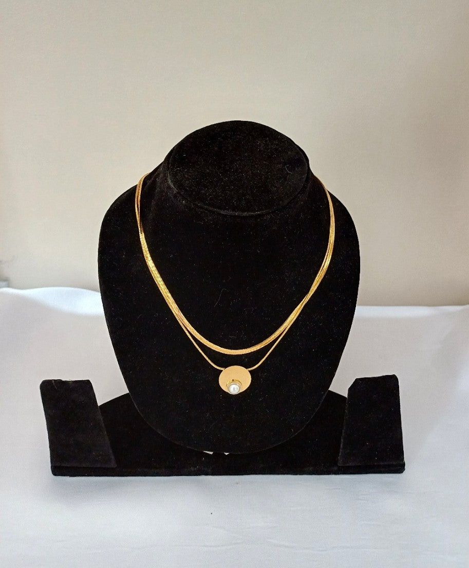 Layered Pearl Necklace