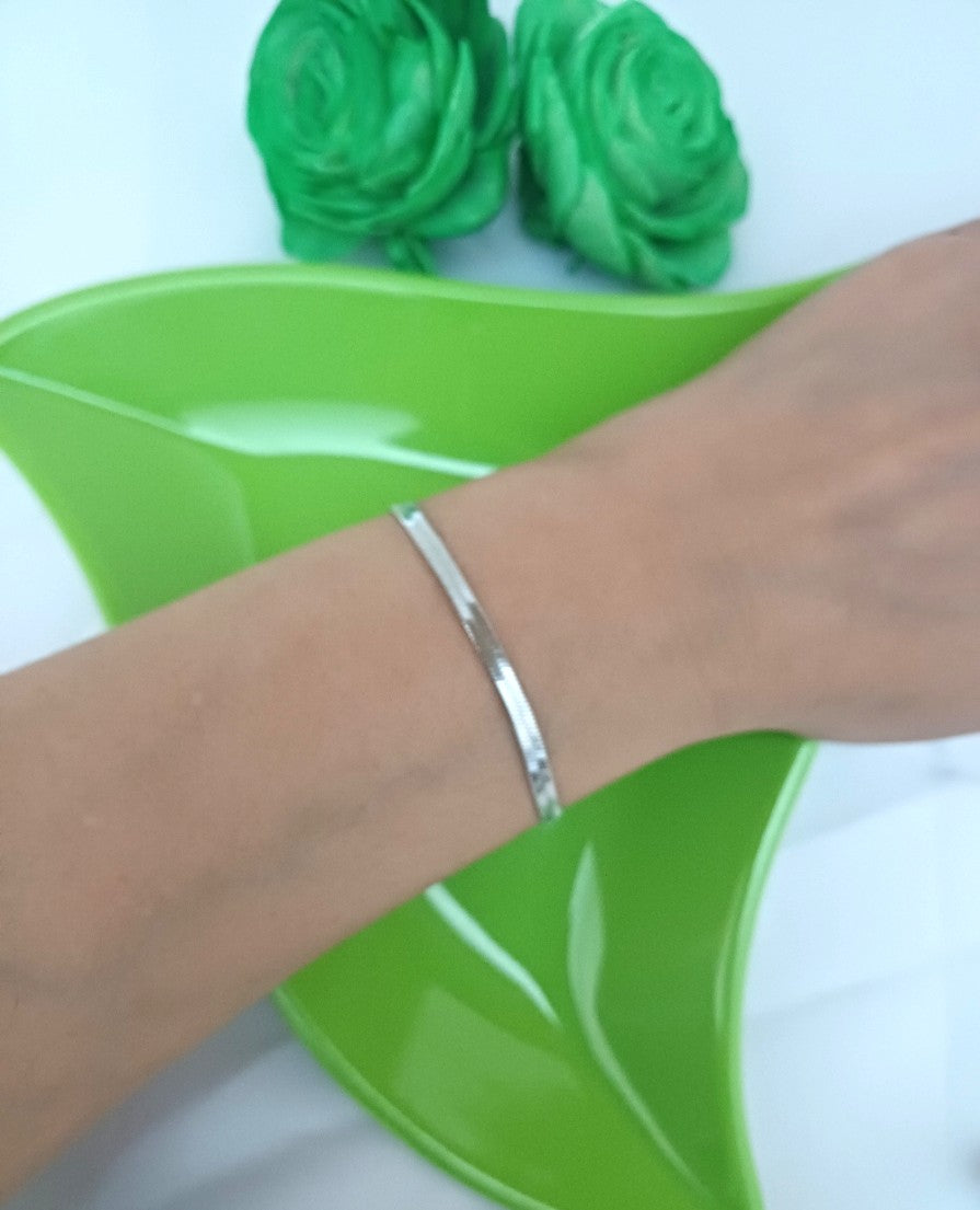 Silver Snake Chain Bracelet