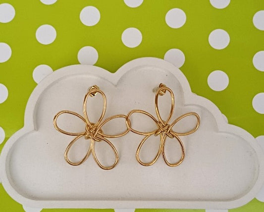 Big Flower Earring