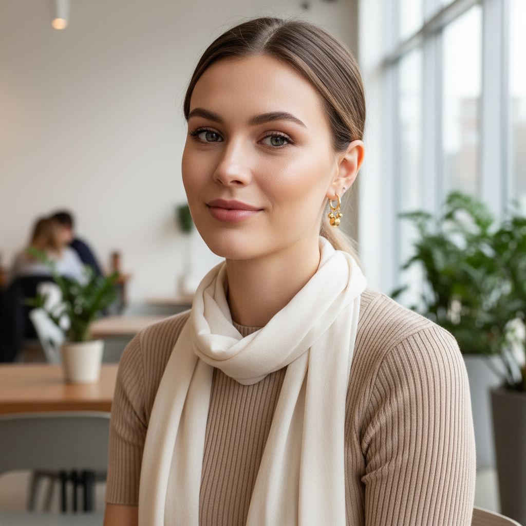 Golden Ball Drop Earring