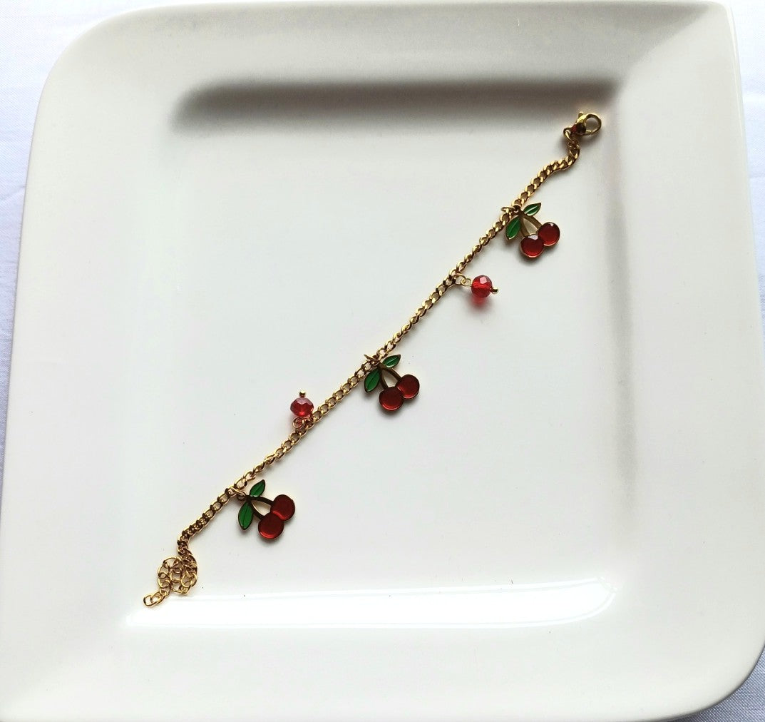 Big Cherry Bracelet