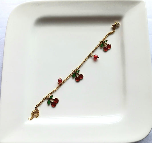 Big Cherry Bracelet