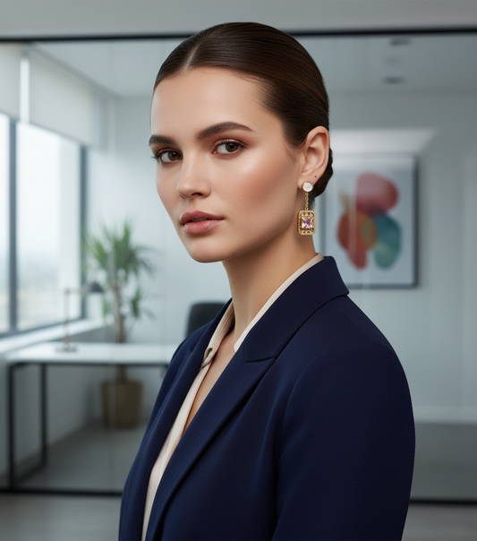 Precious Pink Earrings