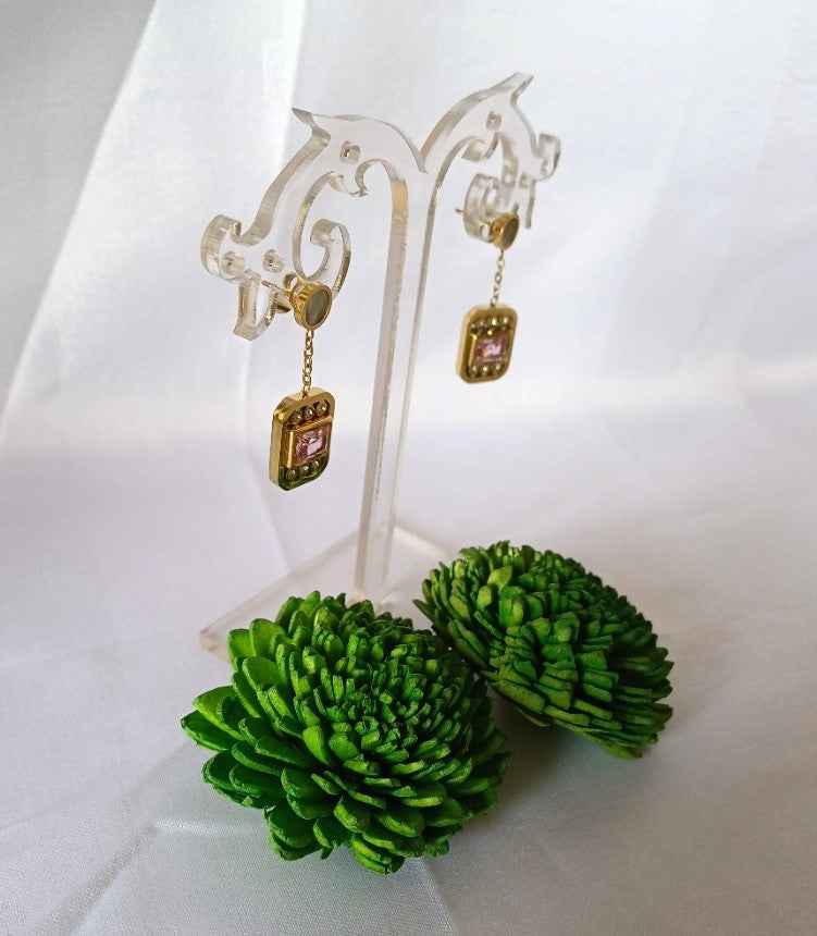 Precious Pink Earrings