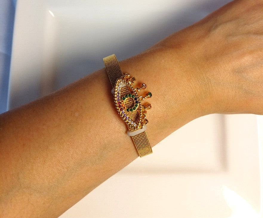 Evileye Charms Watch Bracelet