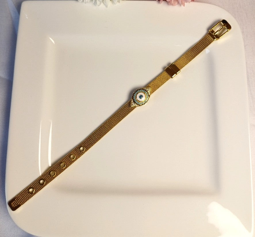 Blue Evileye Watch Bracelet