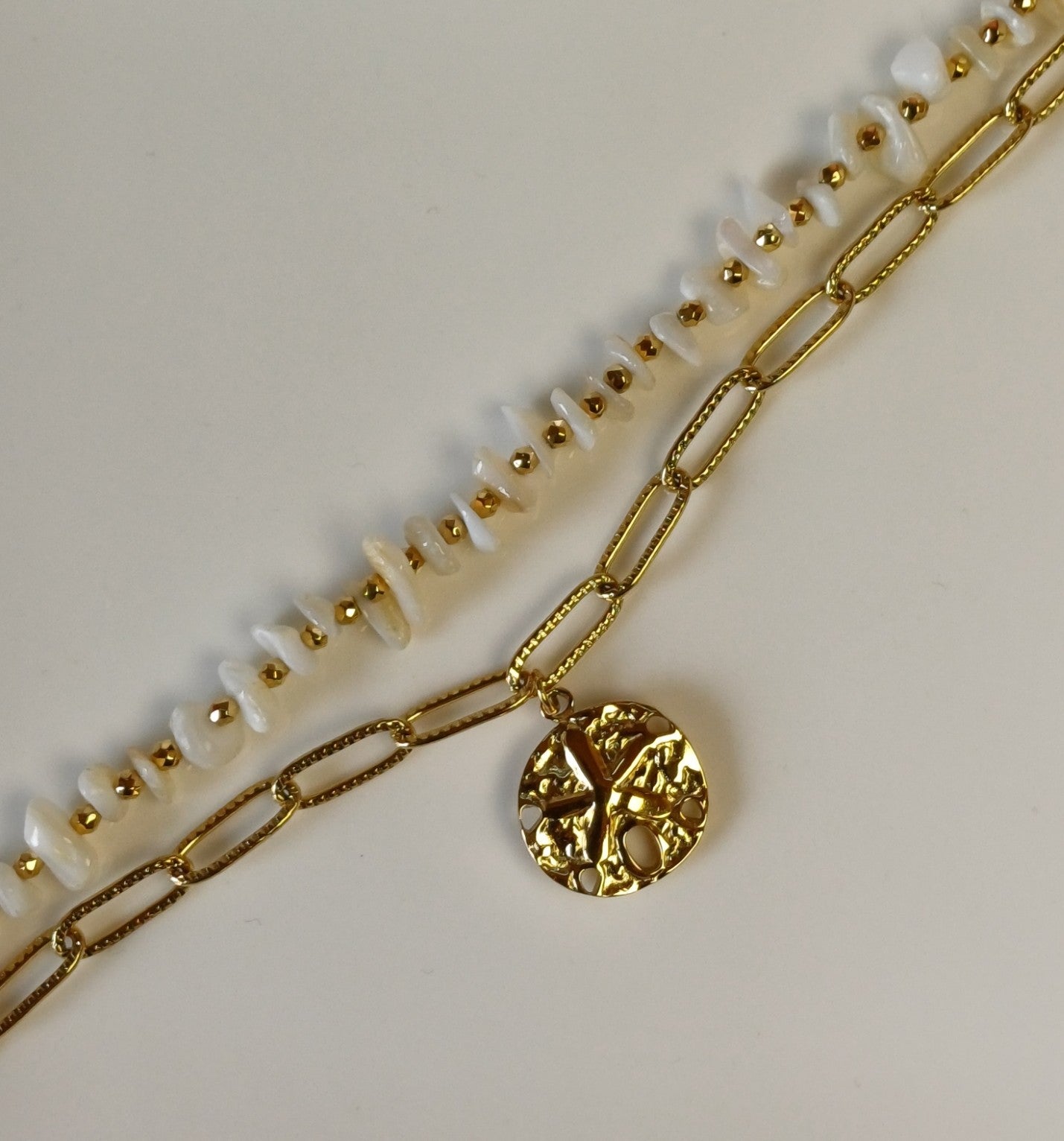 White Stone Bracelet