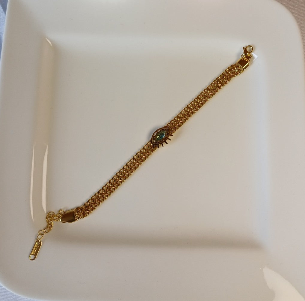 Green Evileye Bracelet