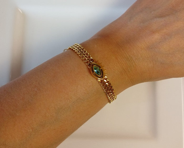 Green Evileye Bracelet