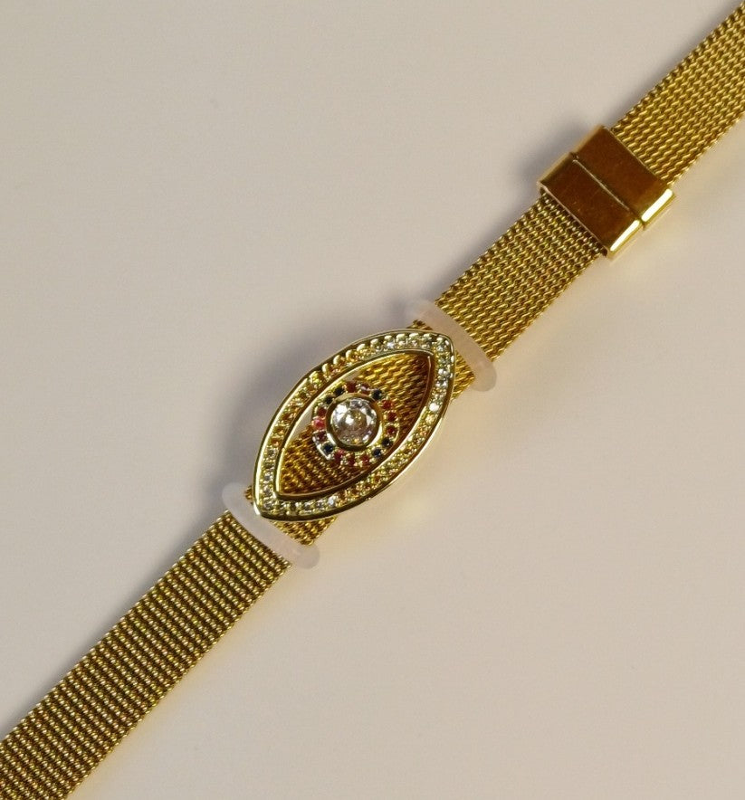Evileye Golden Watch Bracelet