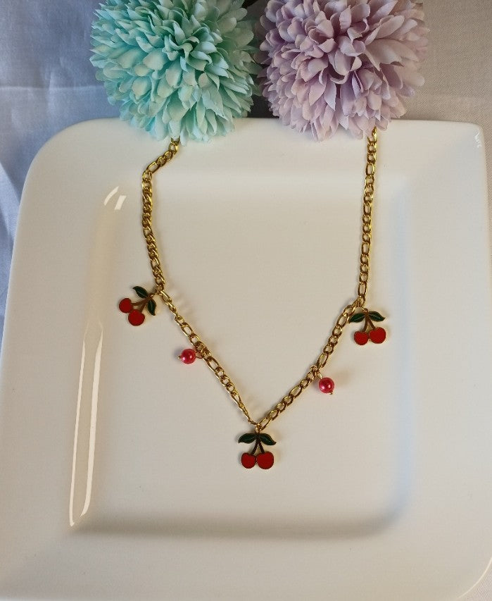 Red Charm Necklace