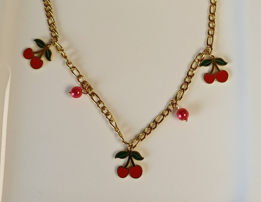 Red Charm Necklace