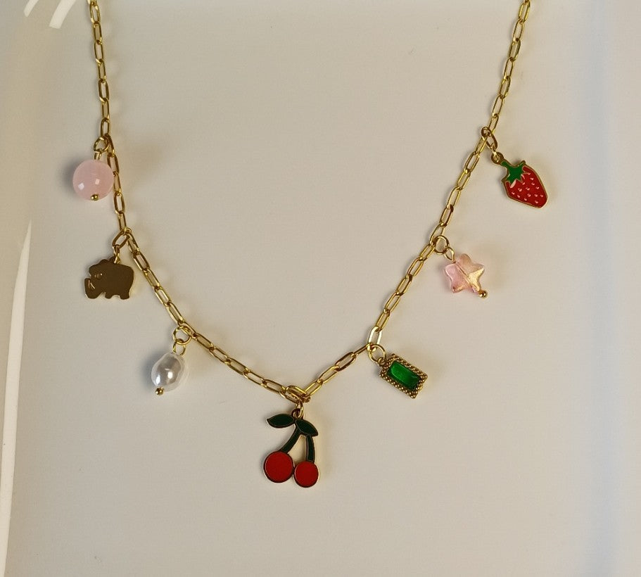 Cherry Charm Necklace