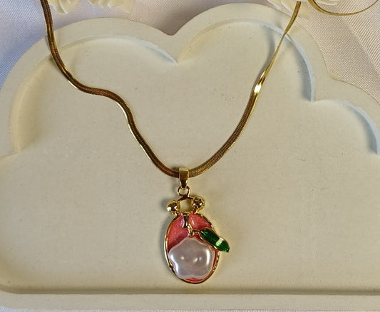 Pink Pendant Necklace