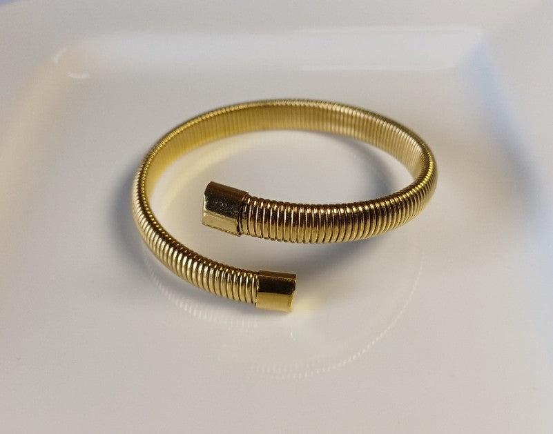 Thick Spiral Bangle