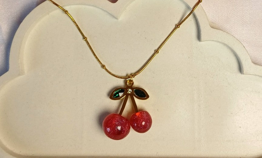 Red Cherry Necklace