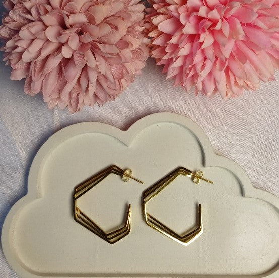 Hexagon C Hoop
