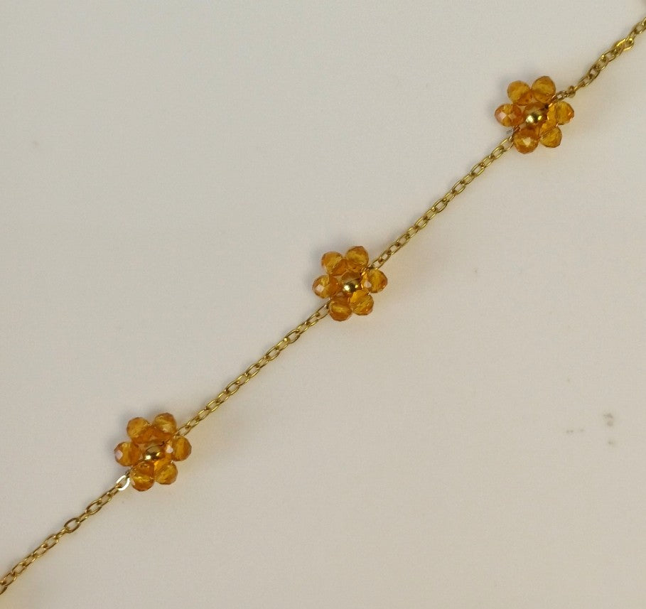 Yellow Flower Bracelet